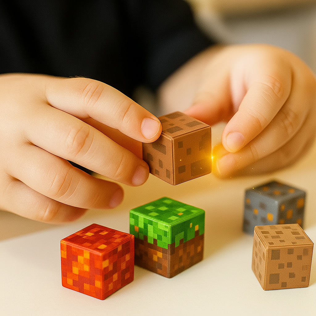 PixelCraftWorld™ - Magnetyczne Klocki Dla Dzieci