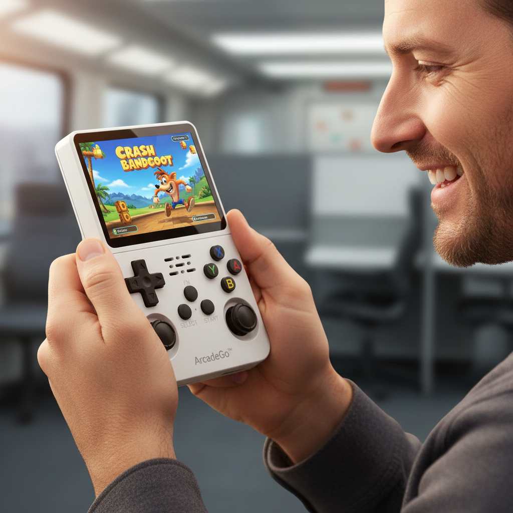 Poznaj ArcadeGo™ - Twój Kieszonkowy Wehikuł Czasu do Gier z Dzieciństwa
