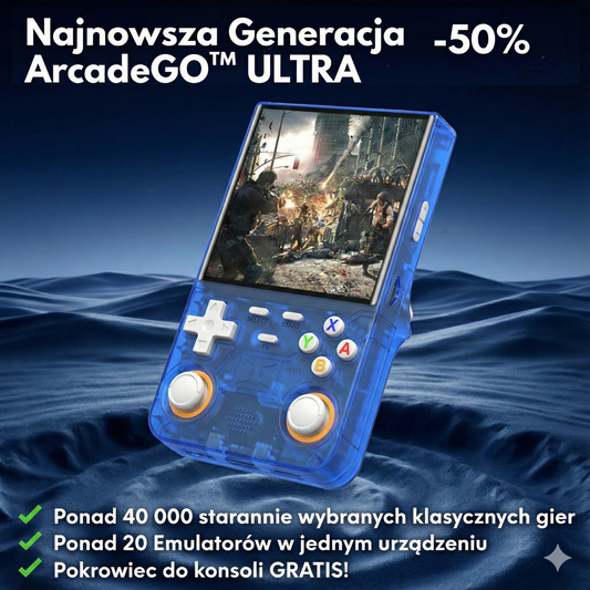 ArcadeGO™ Ultra - Konsola Przenośna | Najnowsza Generacja