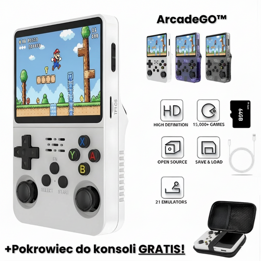 Poznaj ArcadeGo™ - Twój Kieszonkowy Wehikuł Czasu do Gier z Dzieciństwa