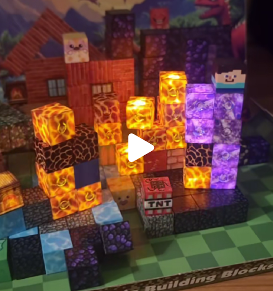 magnetic blocks - mix with light up