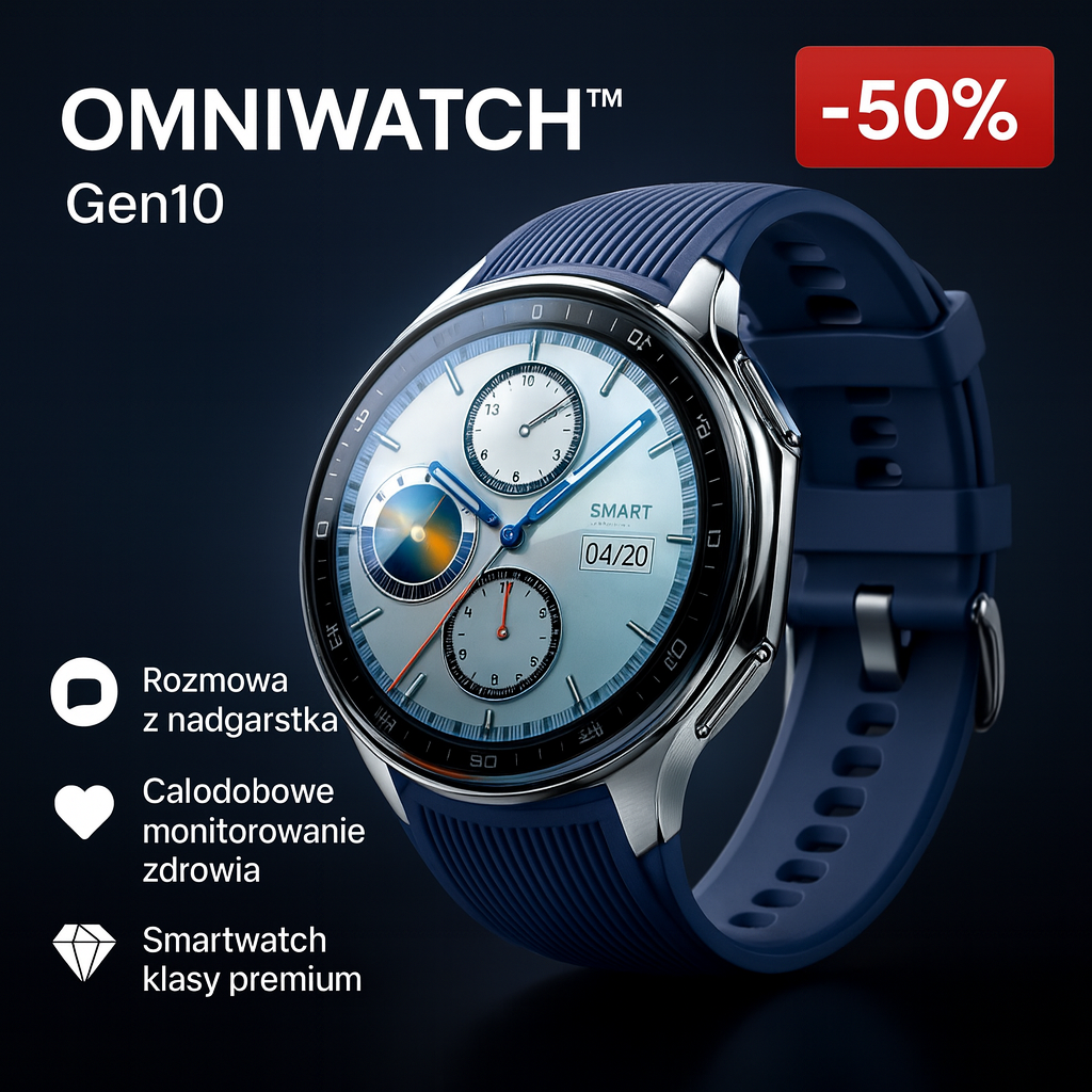 OmniWatch™ Gen10 — SMARTWATCH KLASY PREMIUM
