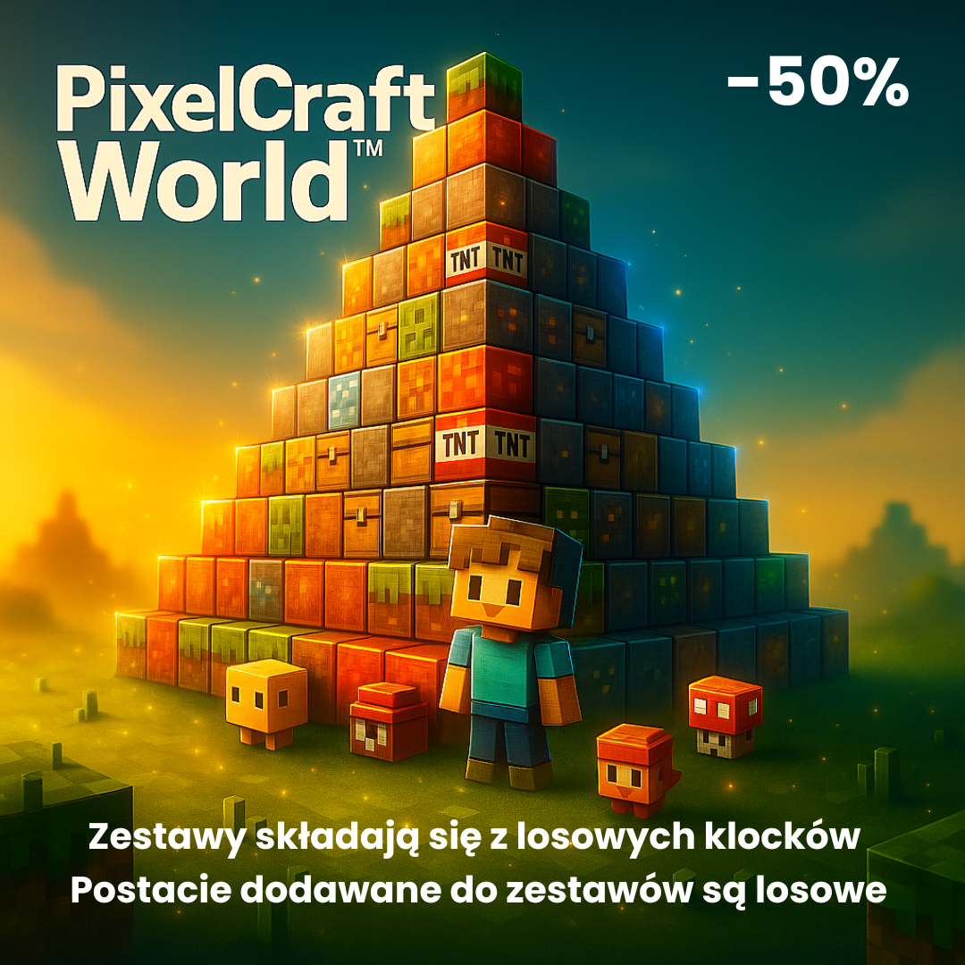 PixelCraftWorld™ - Magnetyczne Klocki Dla Dzieci